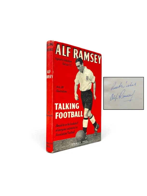 RAMSEY, Alf. Talking Football (Signed first edition) Alf RAMSEY, Alf. Talking Football. Signed book, 1966 world cup
