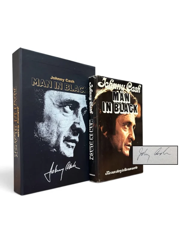 Johnny Cash, Johnny Cash signed book. Johnny Cash autograph