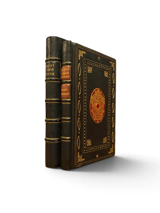 KHAYYÁM, Omar. FITZGERALD, Edward. Translator. BROWN, William Augustus. Editor. Rubáiyát of Omar Khayyám, the Astronomer Poet of Persia (Limited edition of 300 copies only)