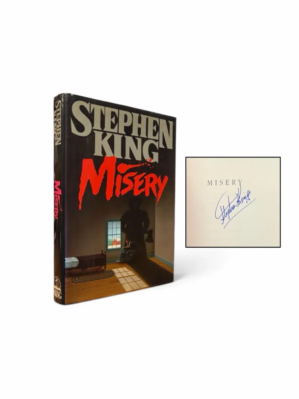 KING, Stephen. Misery. (Signed First Edition) Stephen King, Misery, first edition, Signed First Edition, autograph